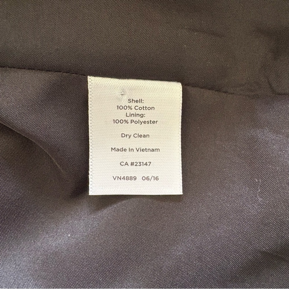 Talbots Solid Black Velvet Blazer Jacket One-Butt… - image 4